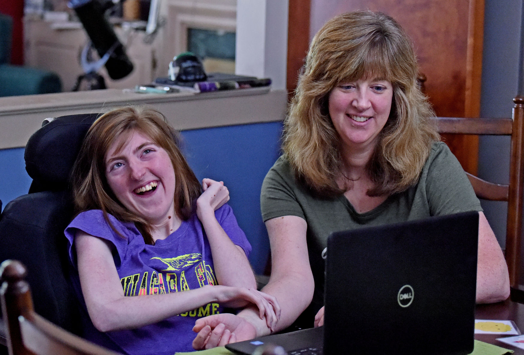 Denise Schwebel and Emma